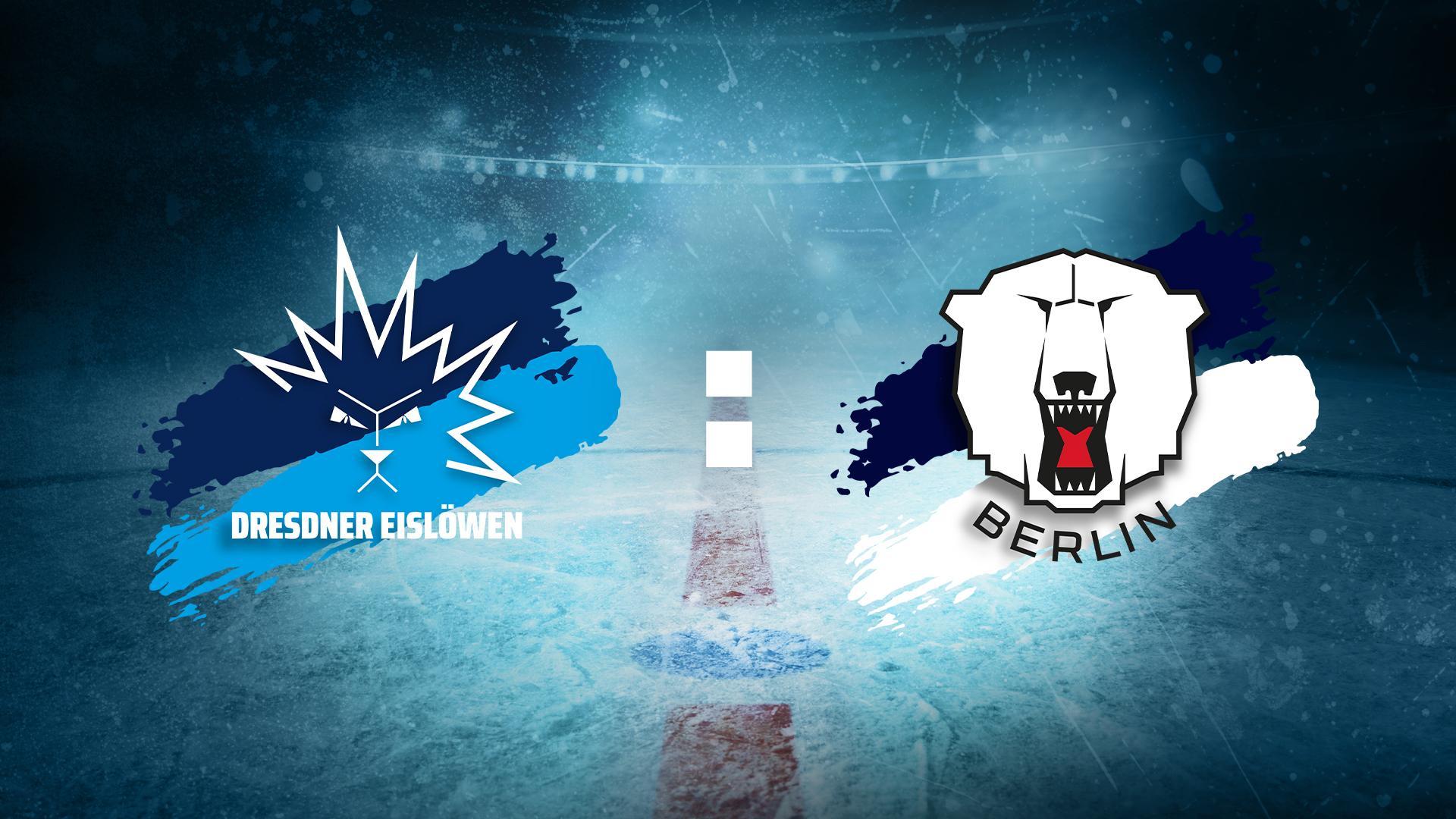 Werbegrafik PENNY DEL mit Logos vor Eishockey-Hintergrund